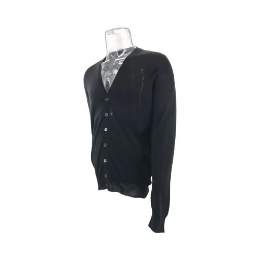 V-Neck Button Sweater