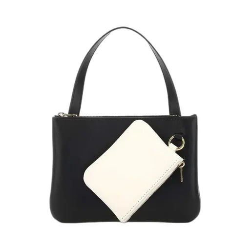 Jil Sander Logo Printed Zipped Crossbody Bag