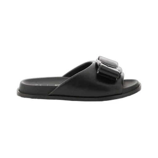 Virgil Bow-Detail Leather Sandals