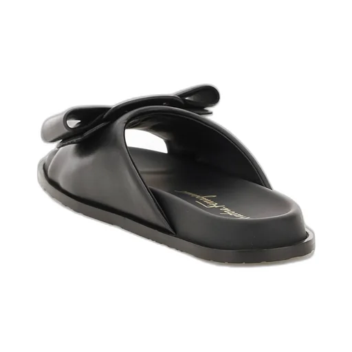 Virgil Bow-Detail Leather Sandals