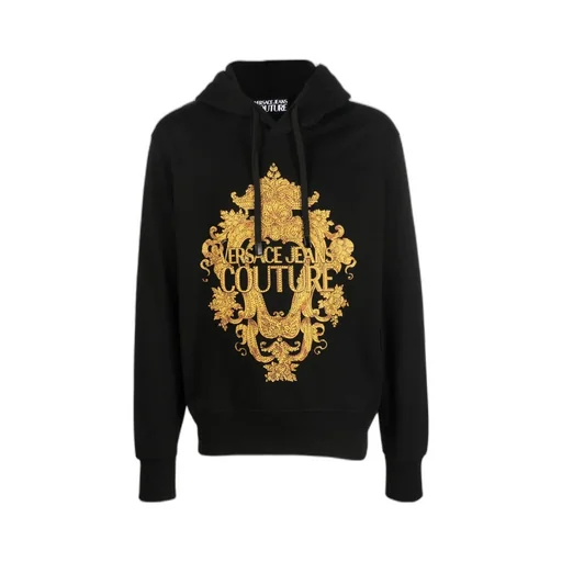 Versace Jeans Couture Logo-Printed Drawstring Hoodie