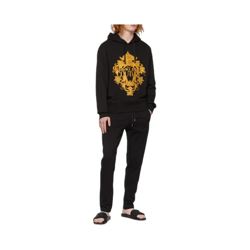 Versace Jeans Couture Logo-Printed Drawstring Hoodie
