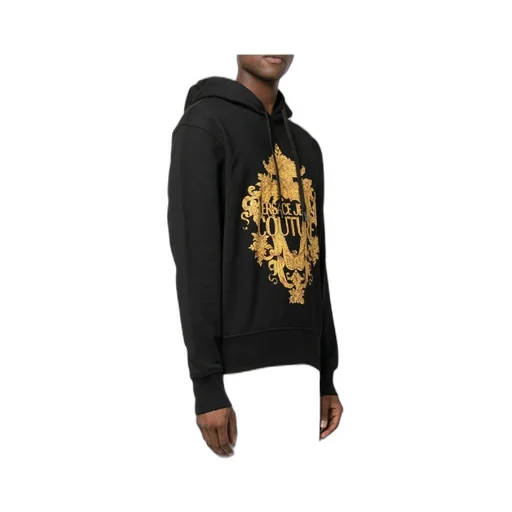 Versace Jeans Couture Logo-Printed Drawstring Hoodie