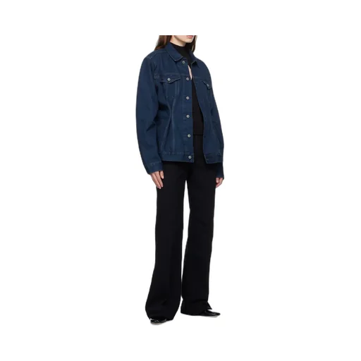 Re/Done Logo Patch Wide-Leg Jeans