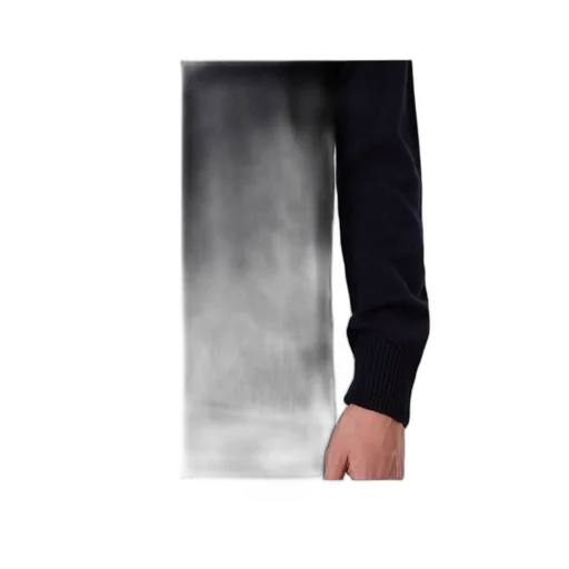 Emporio Armani Logo Embroidered Ribbed Turtleneck Jumper