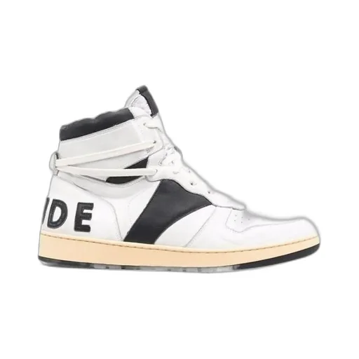High-Top Logo-Print Trainers
