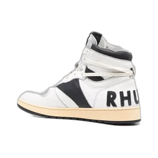 High-Top Logo-Print Trainers