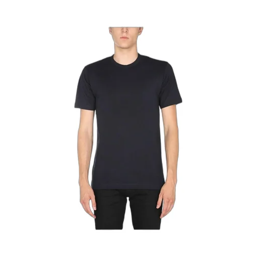 Open-Necked Black Shirt