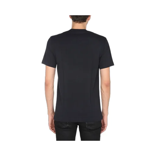 Open-Necked Black Shirt