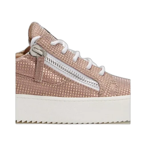 Giuseppe Zanotti Logo Plaque Lace-Up Sneakers