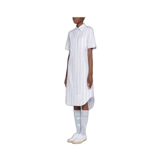 Striped Poplin Shirtdress