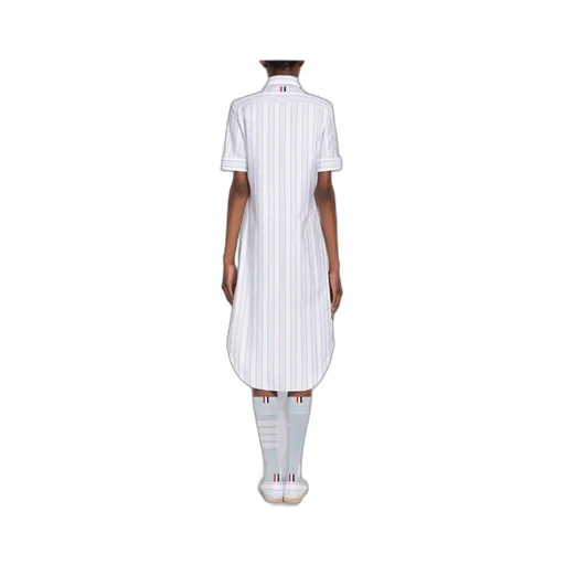 Striped Poplin Shirtdress