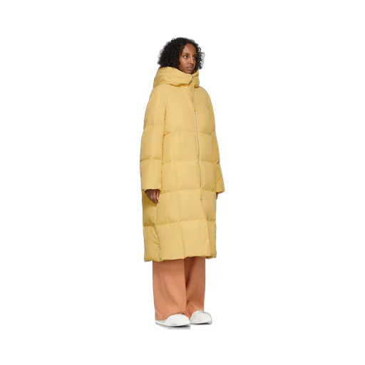Long Medium-Length Down Jacket