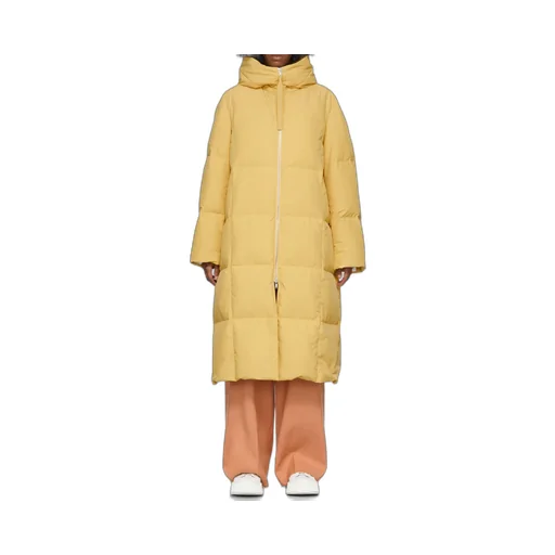 Long Medium-Length Down Jacket