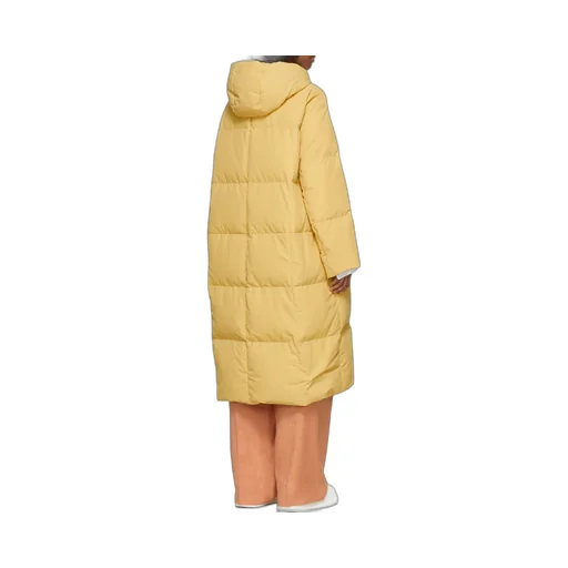 Long Medium-Length Down Jacket