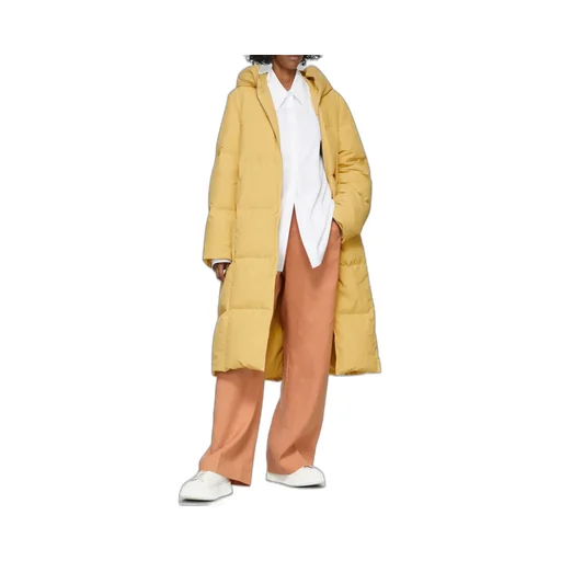 Long Medium-Length Down Jacket