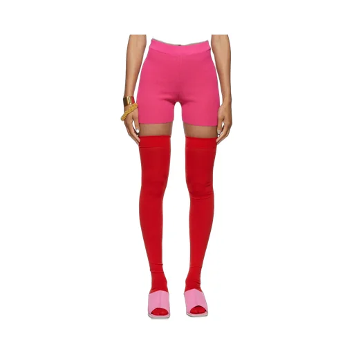 Jacquemus High Waist Knitted Cycling Shorts