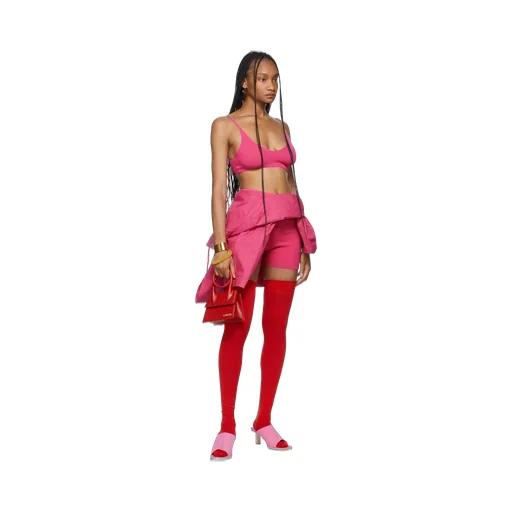 Jacquemus High Waist Knitted Cycling Shorts