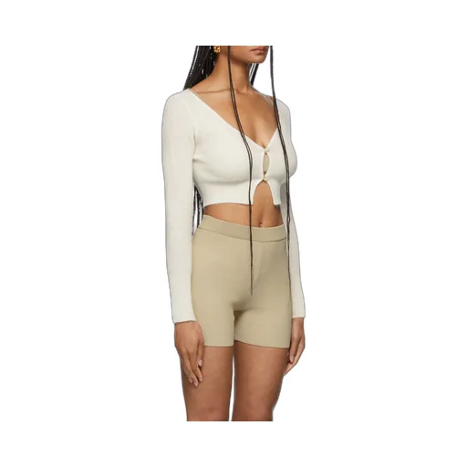 Le Alzou Cropped Cardigan