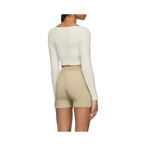 Le Alzou Cropped Cardigan