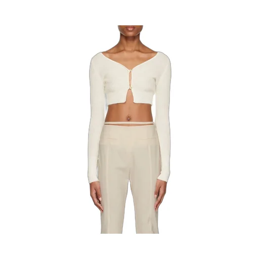 Le Alzou Cropped Cardigan