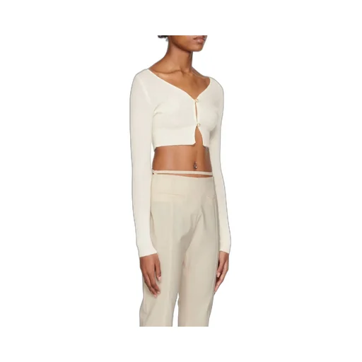 Le Alzou Cropped Cardigan
