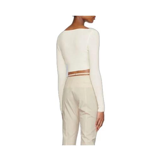 Le Alzou Cropped Cardigan