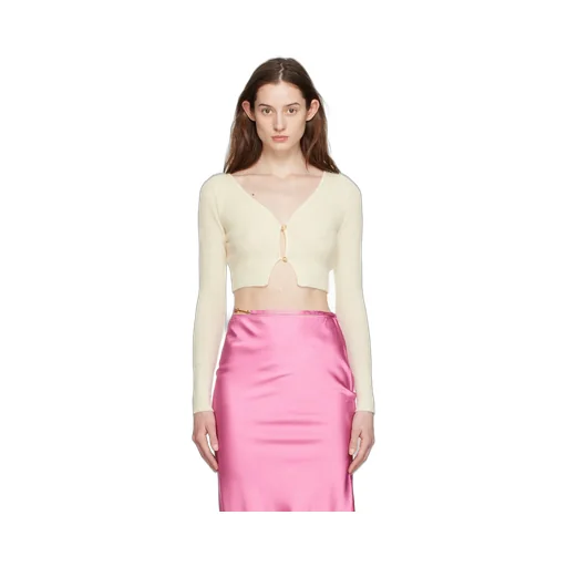 Le Alzou Cropped Cardigan