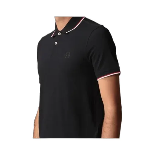 Contrasting-Stripe Polo Shirt