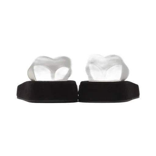 White Clip-On Sandals