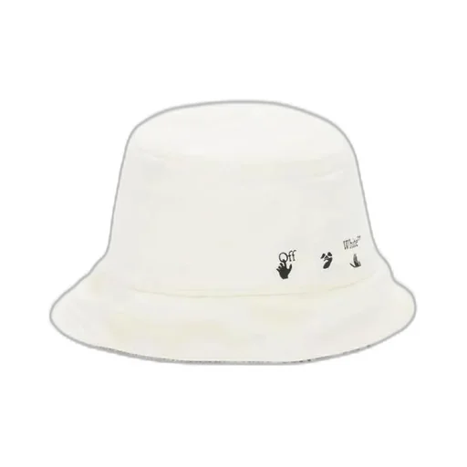 Off-White Logo Print Bucket Hat