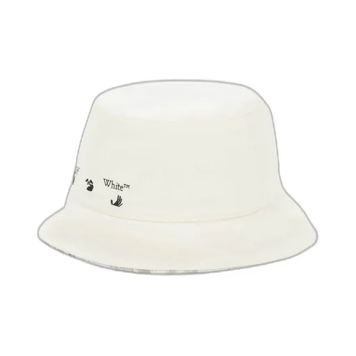 Off-White Logo Print Bucket Hat