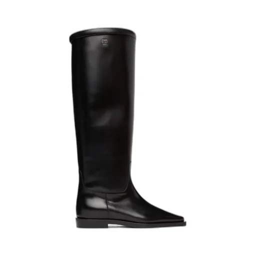 Totme Square-Toe Riding Knee-High Boots