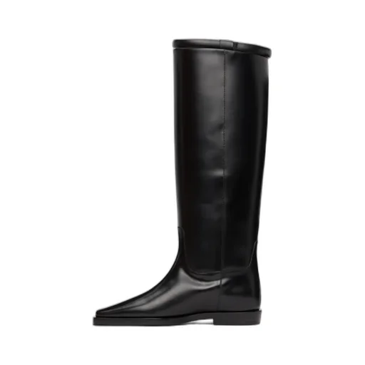 Totme Square-Toe Riding Knee-High Boots
