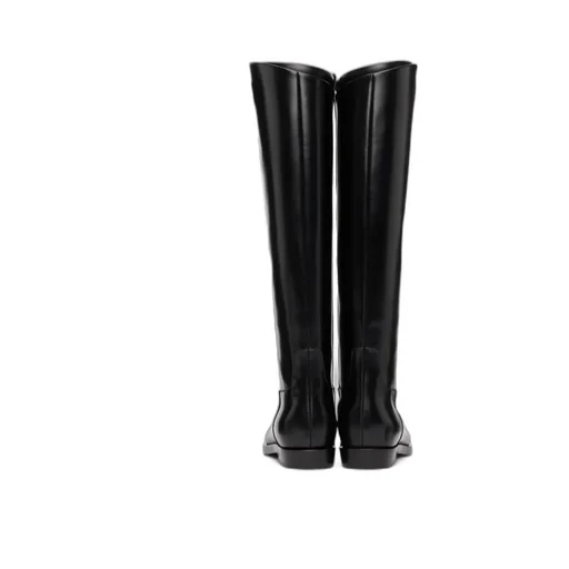 Totme Square-Toe Riding Knee-High Boots