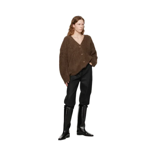Totme Square-Toe Riding Knee-High Boots