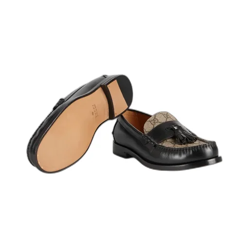 Tassel-Detail Gg Canvas Loafers