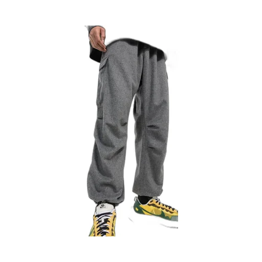 Straight-Leg Wool-Blend Cargo Pants