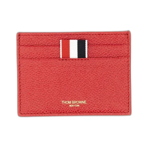 Thom Browne	Logo Printed Striped Card Holder