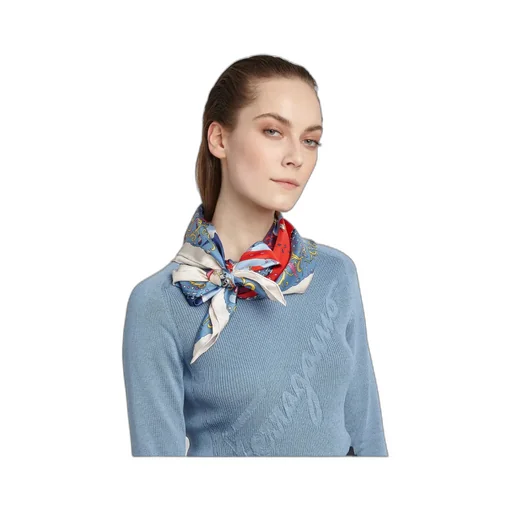 Architectural Printed Silk Scarf