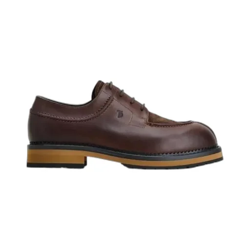 Leather Lace-Up Oxford Shoes