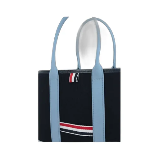 Thom Browne Stripe Detailed Tote Bag