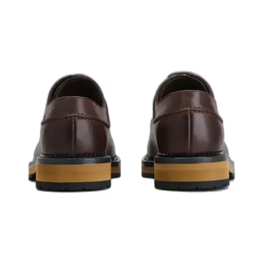 Leather Lace-Up Oxford Shoes