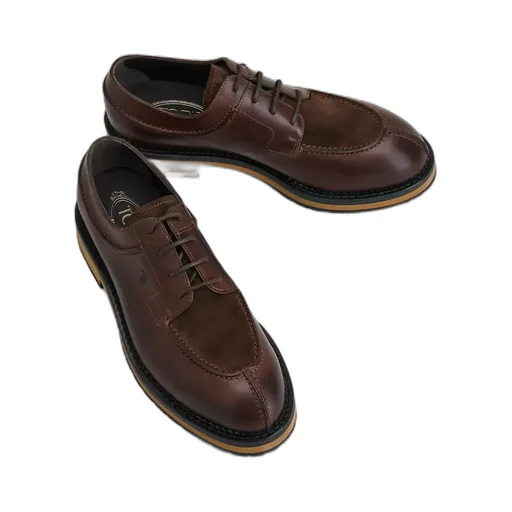 Leather Lace-Up Oxford Shoes