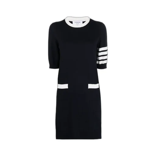 Thom Browne Hector Embroidered Mini Dress