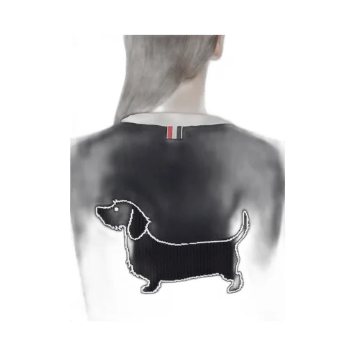 Thom Browne Hector Embroidered Mini Dress