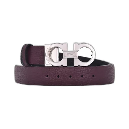 Reversible Gancini-Buckle Belt
