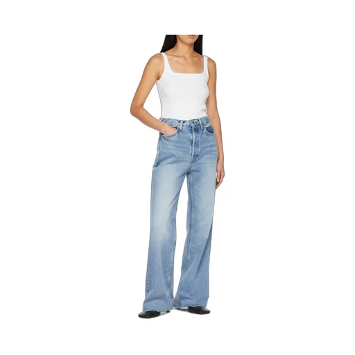Re/Done High-Waisted Flared Jeans