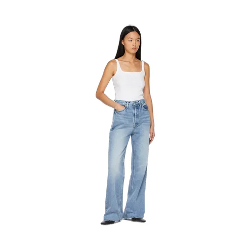 Re/Done High-Waisted Flared Jeans