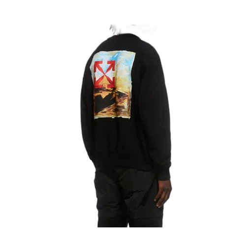 Off-White Arrow On Canvas Sweatshirt